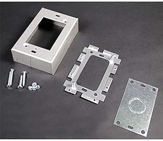 Switch & Receptacle Box, 1-Gang, 120V, 15A, 4-5/8