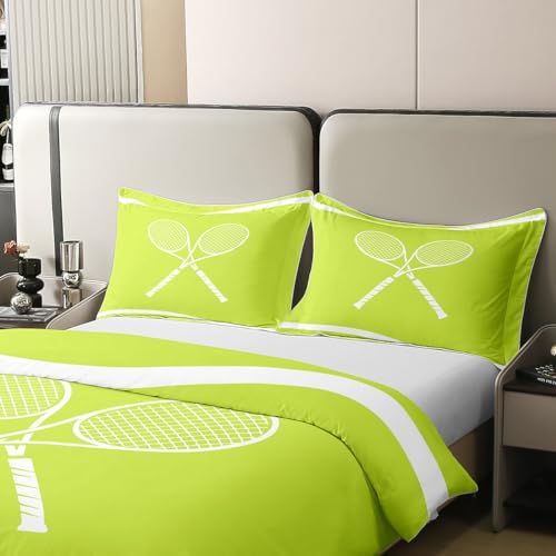 Housse de couette 100% coton avec parure de lit 3 pièces à lignes géométriques - 6