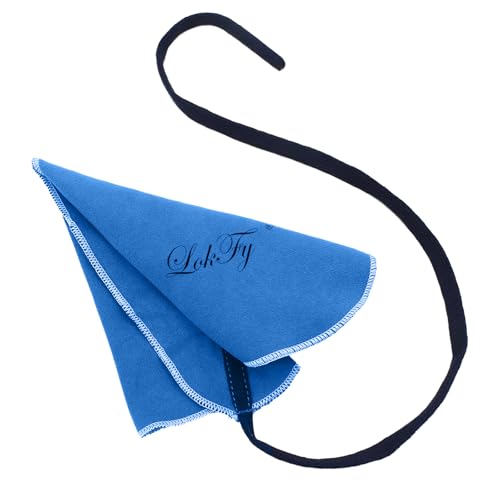Cleaning Cloth for Inside Tube Suitable for Clarinet Piccolo Flute Sax Saxophone (Blue)