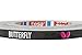 Butterfly Side Tape - 9 mm Width - Black and Magenta - Side Tape to Protect The Edges of Your Table Tennis/Ping Pong Paddles - Available in 1m (2 Rackets) 10m (20 Rackets) and 50m (100 Rackets)