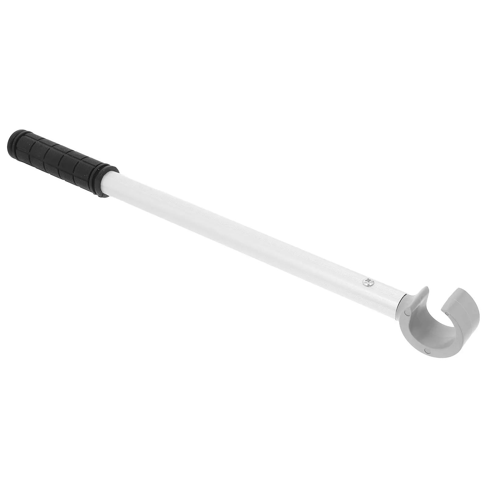 XILEUDUOD Telescopic Window Pole Rod Opener Aluminum Alloy Adjustable Draw Rod for Windows Blinds Shades Cordless Roller Awning Sliding Push Pull