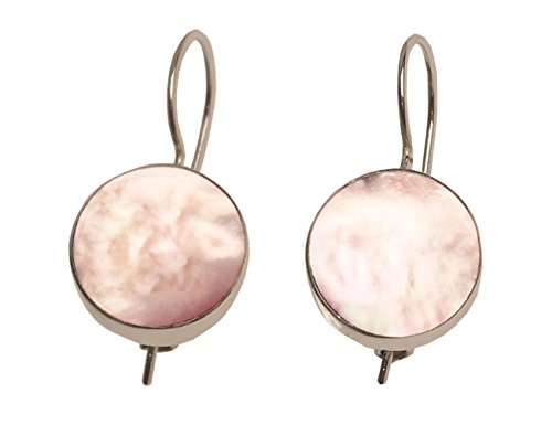 kadoh Ohrhänger Muschel rosa 100% Sterling-Silber Cover