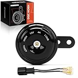 A-Premium Electric Car Horn Compatible with Honda Civic, Disc Horn