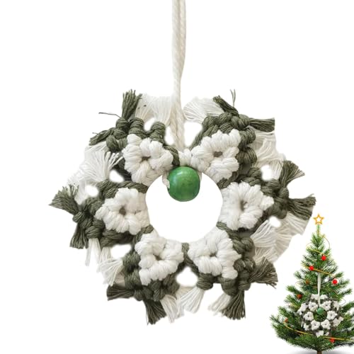 Gehäkelter Weihnachtsbaumanhänger, gestrickter Anhänger für...