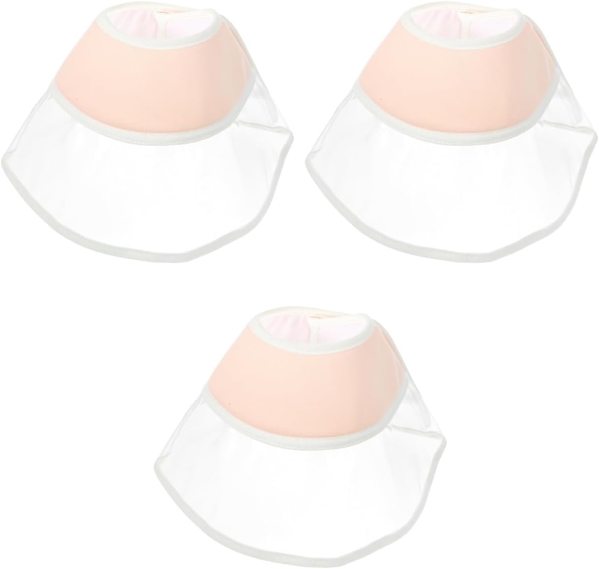 VANZACK 3pcs Multi-Purpose Surgery Pillow for Cats and Dogs Soft Cone Collar for Pet Recovery Prevents Licking and Chewing