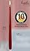 12 Pack Tall Taper Candles - 12 Inch Burgundy Dripless, Unscented Dinner Candle - Paraffin Wax with Cotton Wicks - 10 Hour Burn Time