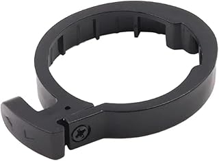 Scooter Parts Circle Clasped Guard Ring Buckle Insurance Compatible with Xiaomi M365 1s Pro Front Tube Stemspacing Electric Scooter Fold Limit Buckle Lock(Black)