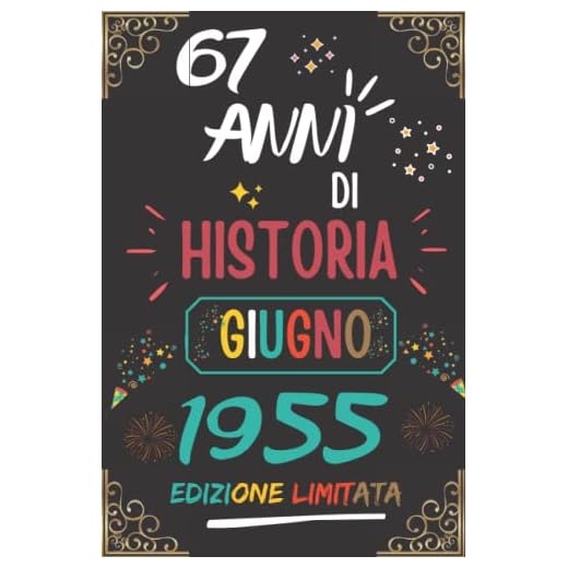CUADERNO, 67 AÑOS DE HISTORIA JUNIO 1955 EDICIÓN LIMITADA: Regalo de 67 cumpleaños para mujeres y hombres, ideas de 67 cumpleaños... un cumpleaños... ... regalo de 67 cumpleaños para él/ella.