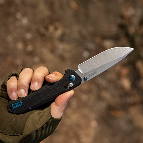 Dispatch Tactical Folding Pocket Knife With D2 Stainless Steel Blade And Non-Slip G10 Handle, For Survival Outdoor Hunting Camping Hiking Edc Tool Gifts For Women Men #TOP5