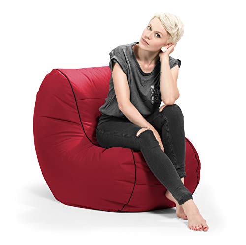 Magma-Heimtex 50 Chilly Bean Scuba | Rot | 108 x 75 x 70 cm - S2874250 Magma-Heimtex 50 Chilly Bean Scuba | Rot | 108 x 75 x 70 cm