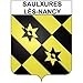Saulxures-lès-Nancy 54 ville Stickers blason autocollant adhésif - Taille : 12 cm