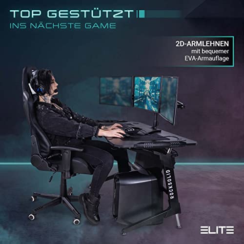 Gaming-Stuhl bis 200 Euro: Elite LED Gaming Stuhl MG200 Destiny