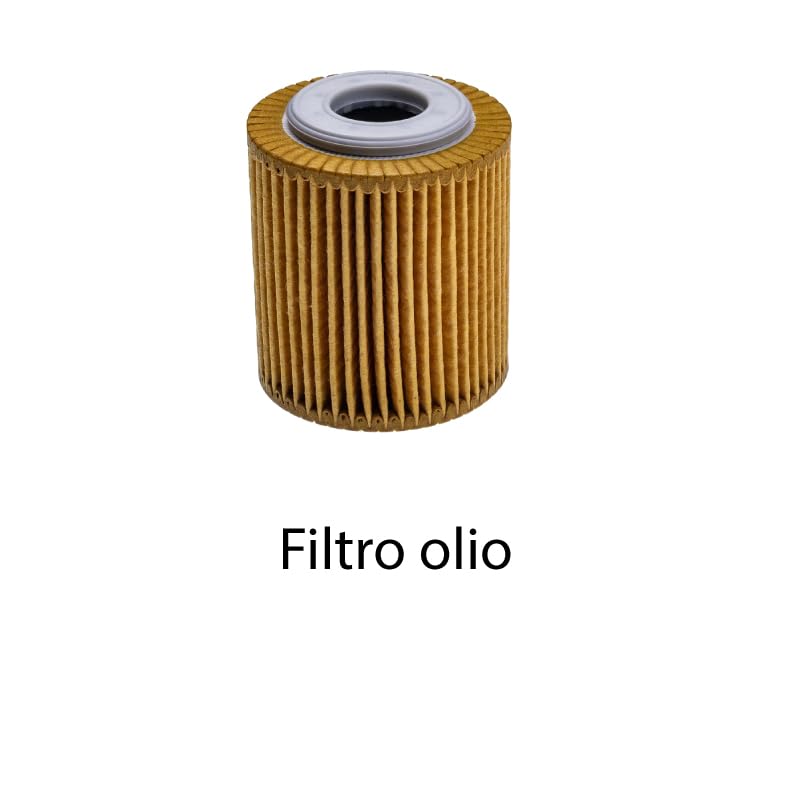 Kit tagliando 4 filtri + 5L olio 5W-30 IPC C2 compatibile con Peugeot 208 i 1.5 BLUEHDI 100 Gasolio 2018-2019