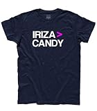 3styler T-shirt homme Iriza est meilleur que Candy – dessins animés années 80 shirt – Ligne classique – 100 % coton 185 g/m², bleu, Small