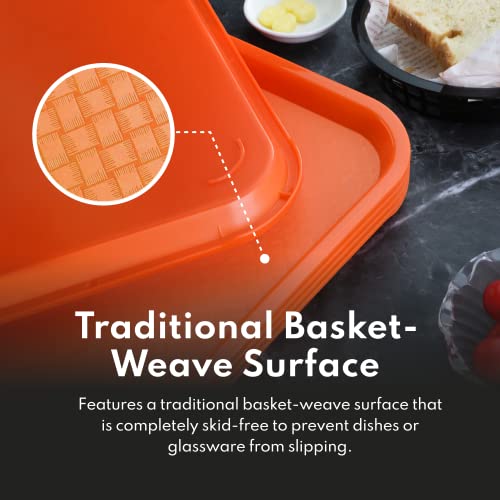 New Star Foodservice 28010 6-Piece Fast Food Tray, 12 By 16-Inch, Assorted Colors #TOP6