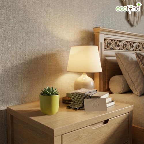 Image of ecofynd 5 Inch Ceramic Plant Pots with Drainage Hole, Modern Decorative Clay Flower Pots for Indoor Plants, Home Garden Decor for Living Room, Bedroom & Interior Spaces (CPOT041-LGN)