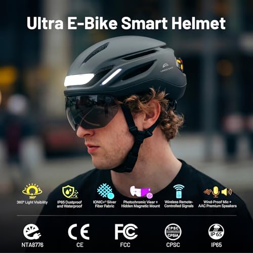 Smart Bicycle Helmet with Bluetooth