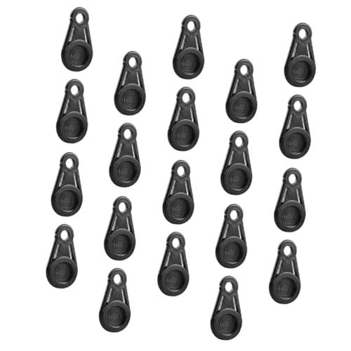 Mikinona 16 pièces Pinces à Bâche Robustes Clips Plastiques pour Tente Serre-bâches Résistants Fixation sans Perçage pour Camping et Voyage