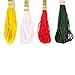 Creamily 8 Piece 8M Hair String for Box Braids Dreadlocks DIY Braided Hair Wrap Colorful Styling Hair Braiding Yarn Hair Strings for Hip-hop Hair Styling Accessories
