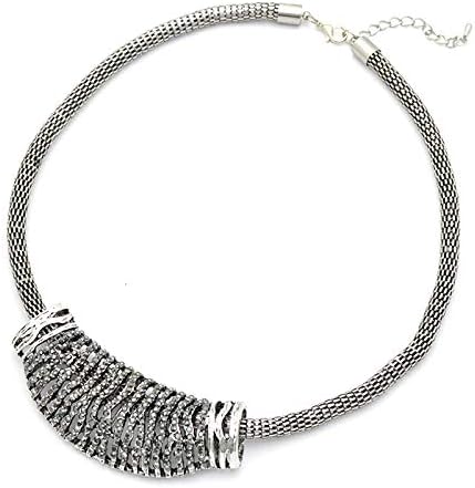 Amazon ネックレス レディース 大人 ガンメタリック かっこいい シンプル エレガント ジュエリー 通販 Amazon ネックレス レディース 大人 ガンメタリック かっこいい シンプル エレガント ジュエリー 通販