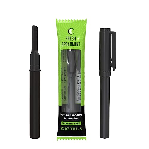 Cigtrus | No-Nicotine, No-Smoke, Non-Electric | Quit-Smoking Air Inhaler | Stop Smoking Behavioral Support | Quit Smoking Air Inhaler Stick | Safe & Natural | 1 Pack (Spearmint)