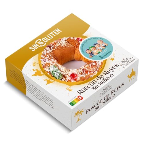 Roscón de Reyes sin relleno sin gluten El horno real caja 350 g