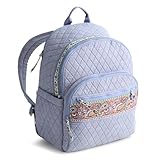 Vera Bradley Women's Premium Cotton Bancroft Backpack, Chambray, One Size
