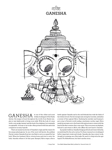 Hindu Deities Poster: 12 Removeable Prints #TOP6