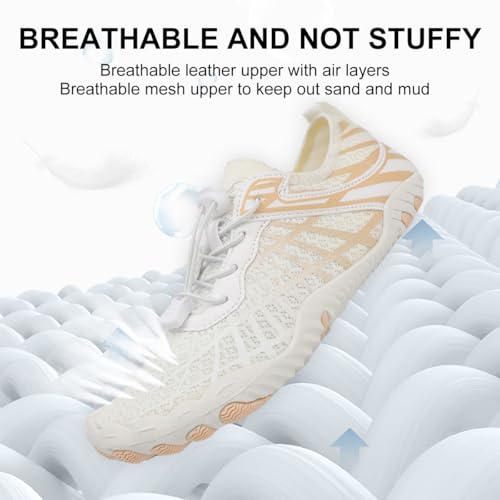 Image of ELETON Barefoot Shoes Women Men Footwear, Wide Toe Box Hiking Zero Drop Non-Slip Quick-Dry River Boat Pool Beach Water Shoes, Lightweight Swimming Running Walking Sneakers Unisex
