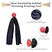 Baseball and Softball Towel Pitching Trainer for Consistent Form, Baseball Towel for Fastballs, Changeups & Curveballs, Improve Throwing Accuracy, Speed & Control, Portable Training Aid for Pitchers