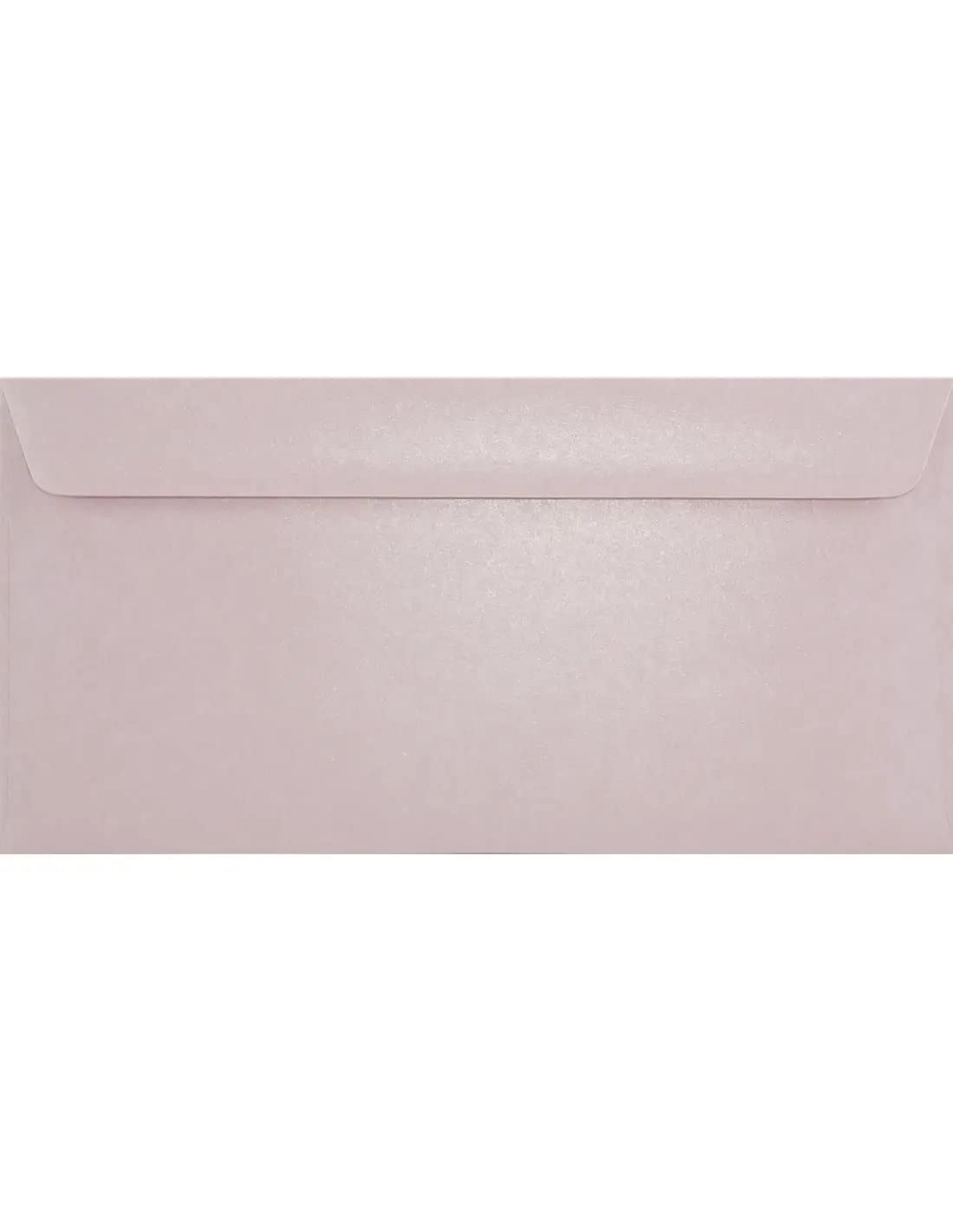 Netuno 500 buste lettera rosa oro formato DL 11 x 22 cm 125g Sirio Pearl Rose Gold buste eleganti per biglietti auguri partecipazioni inviti