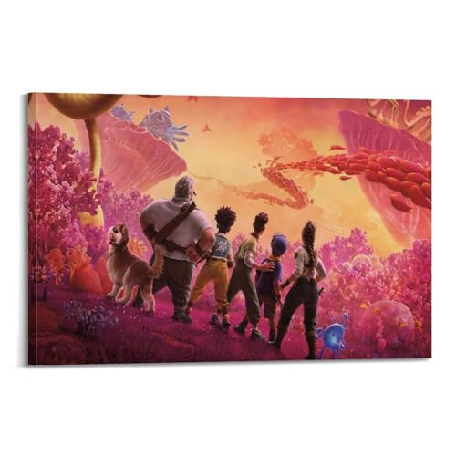 WYBRBHR Póster de película Strange World, póster decorativo de lienzo para pared e impresión artística moderna para decoración de dormitorio familiar, 16 x 24 pulgadas (40 x 60 cm)
