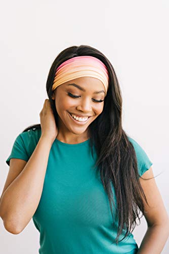 Image of Maven Thread Wide Workout Headbands for Women - Non-Slip Sweatbands for Gym, Running & Yoga