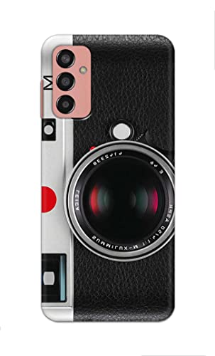 Image of Printed Hard Back Cover Case for Samsung Galaxy M13 4G Back Cover (Vintage Camera) -702