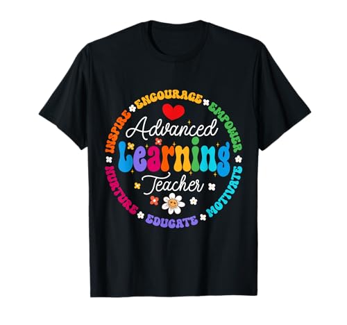 Groovy Advanced Learning Teacher Appreciation Week T-Shirt