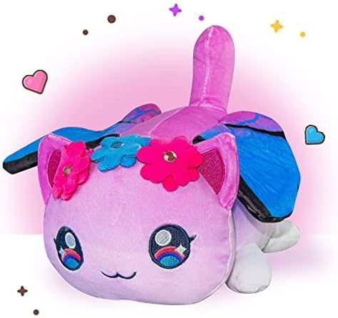 REMUFO MeeMeows - Juguete de peluche de gato, lindo animal de peluche, gran regalo para niños, Navidad y fanáticos