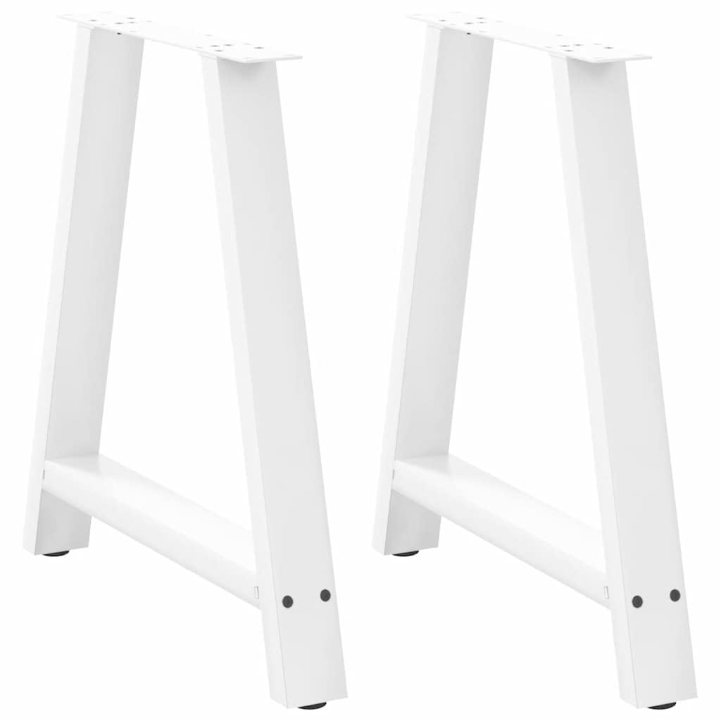 Pieds de table à manger en A pour créer une table de cuisine blanche stable