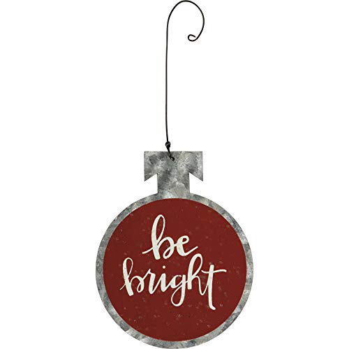 Primitives-by-Kathy-110078-Be-Merry-Be-Bright-Be-Jolly-Ornament-375-inch-Height-Set-of-3-Metal-Wire-Mica Primitives by Kathy 110078 Be Merry Be Bright Be Jolly Ornament 375 inch Height Set of 3 Metal Wire Mica