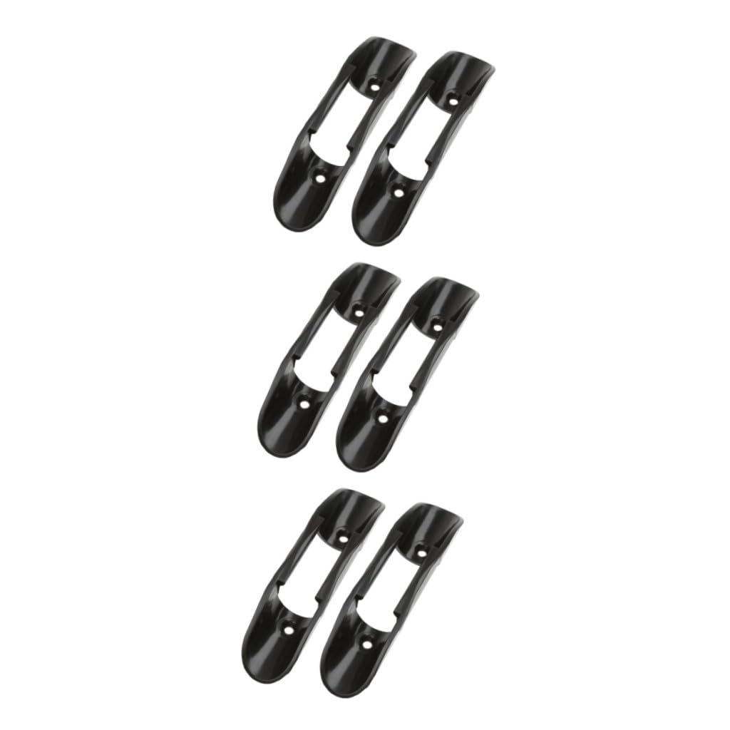 6stücke Paddelhalter Clips Aus Kunststoff Für Kajaks Mit Schrauben Und Bolzen Für Aufbewahrung Von Kajakpaddeln Und Angeln Schwarz