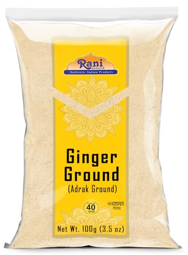 Rani Ginger (Adarak) Powder Ground, Spice 3.5oz (100g) ~ All Natural | Vegan | Gluten Friendly | NON-GMO | Kosher | Indian Origin