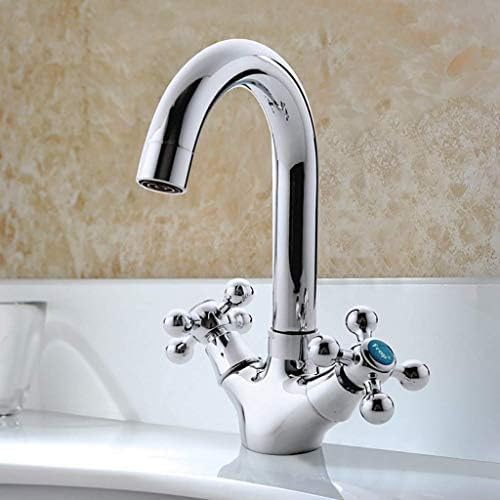 Mitigeur d'évier pour rénovation de lavabo de salle de bains argenté - 6