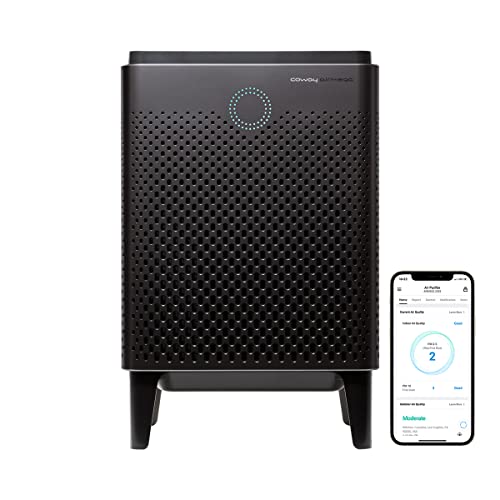 Coway Airmega 400S App-Enabled True HEPA Air Purifier with Smart Technology, Compatible with Amazon Alexa and Google Home, (Covers 1,560 sq. ft.), (Graphite)