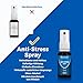 Anti-Stress Spray mit Sofort-Effekt - Gegen Innere Unruhe und Anspannung - Mit Mohnblume + Melisse für die Nerven, 20 ml - Pfirsichgeschmack - Nutrimea