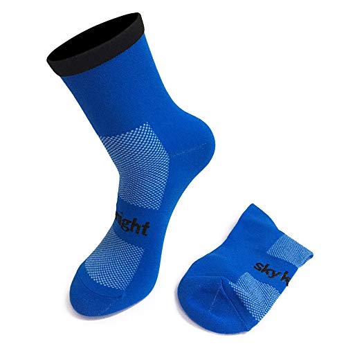 KKmoon Meias para ciclismo Meias para bicicleta que absorvem a umidade, masculino, feminino, esporti