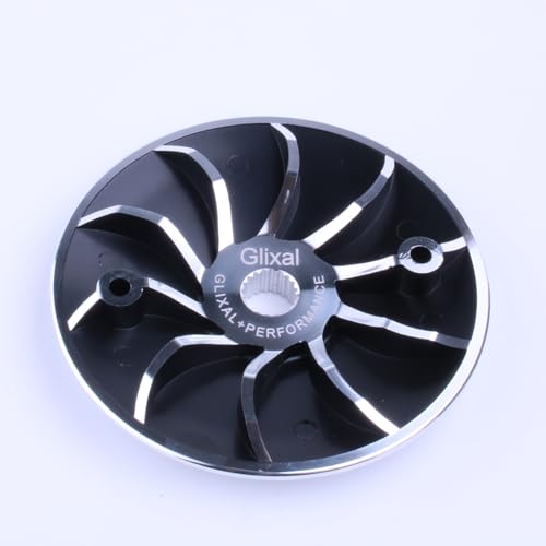 Image of Glixal Lightweight Racing Drive Face Fan for GY6 125cc 150cc 180cc 200cc 152QMI 157QMJ Engine Based Scooter Moped ATV Go-Kart Quads (Black)
