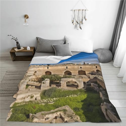 Couverture micro polaire Israël douce légère chaude pour canapé - 8