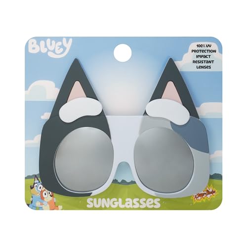 Sun-Staches Muffin Heeler Sunglasses, BLUEY Cousin Costume Accessory