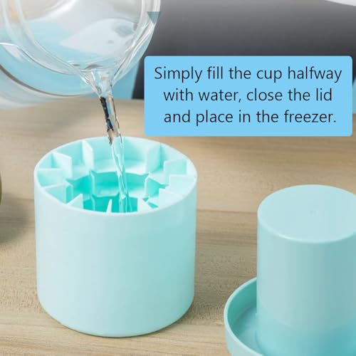 Molde de silicona para cubos de hielo, 60 unidades, 2 piezas miniatura 3