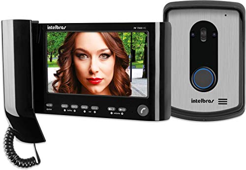 Kit Vídeo porteiro com Monofone Intelbras IV 7010 Preto 3 Kit Vídeo porteiro com Monofone Intelbras IV 7010 Preto - Imagem 3