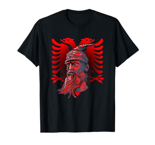 Skanderbeg Albanischer Nationalheldenadler Kosovo Albaner T-Shirt